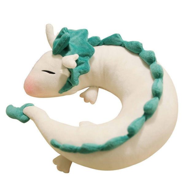 Spirited Away - Spirited Away Haku U-Shape Stuffed Plush-Cast Of Spirited Away, Kamaji Spirited Away, Plushies, Spirited Away