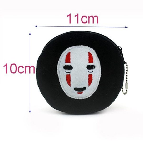 Spirited Away Cast - Spirited Away Kaonashi No Face Plush Coin Purse-kaonashi, no face, Spirited Away, Spirited Away Cast, Wallet