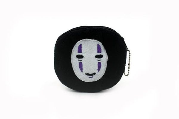 Spirited Away Cast - Spirited Away Kaonashi No Face Plush Coin Purse-kaonashi, no face, Spirited Away, Spirited Away Cast, Wallet