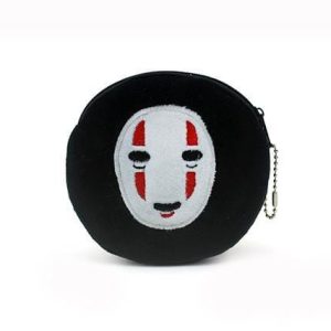 Spirited Away Cast - Spirited Away Kaonashi No Face Plush Coin Purse-kaonashi, no face, Spirited Away, Spirited Away Cast, Wallet