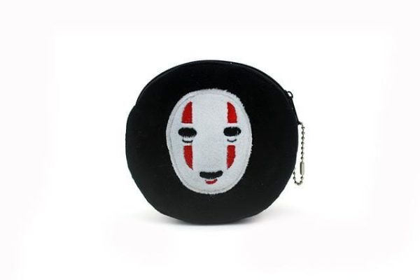 Spirited Away Cast - Spirited Away Kaonashi No Face Plush Coin Purse-kaonashi, no face, Spirited Away, Spirited Away Cast, Wallet