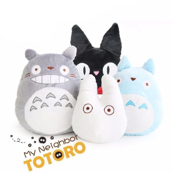 Totoro Meaning - My Neighbor Totoro & KiKi’s Delivery Service Jiji Plush Stuffed Pillow-House Decor, Kiki's Delivery Service, My Neighbor Totoro, Plushies, Totoro Meaning