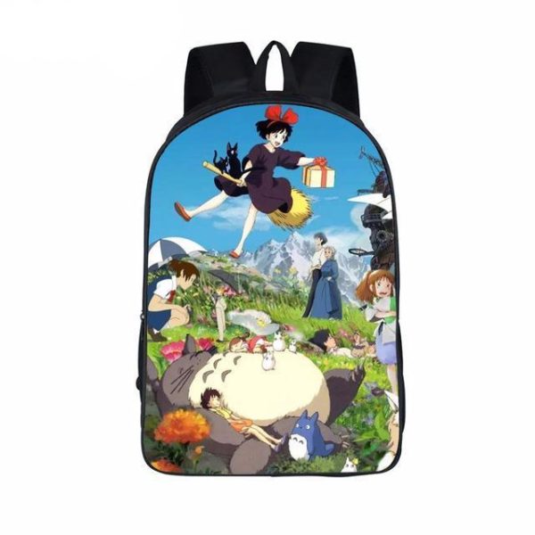 Totoro Movie Japanese - Studio Ghibli Printing Backpack 16 Styles-Bags, Ghibli, Totoro Movie Japanese