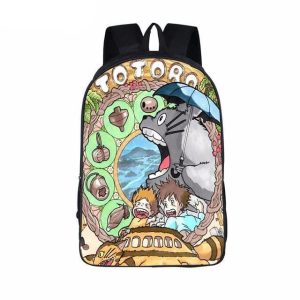 Totoro Movie Japanese - Studio Ghibli Printing Backpack 16 Styles-Bags, Ghibli, Totoro Movie Japanese