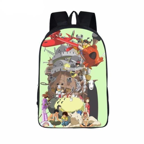 Totoro Movie Japanese - Studio Ghibli Printing Backpack 16 Styles-Bags, Ghibli, Totoro Movie Japanese