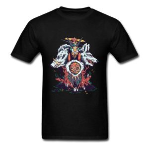 Princess Mononoke Wallpaper - Princess mononoke Man T Shirt-Apparel, princess mononoke, Princess Mononoke Wallpaper, Tshirt