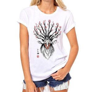 Princess Mononoke Theaters - Princess Mononoke Forest Spirit Shishigami T shirt-Apparel, princess mononoke, Princess Mononoke Theaters, Tshirt