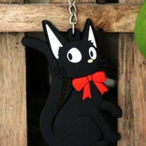 Kiki's Delivery Service Cat Name - Kiki’s Delivery Service Cat Silicone Keychain-Accessories, Key Chain, Kiki's Delivery Service, Kiki's Delivery Service Cat Name