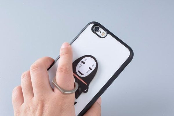 Watch Totoro - Totoro Kaonashi Figure Stand holder for Iphone-kaonashi, My Neighbor Totoro, no face, Phone Case, Spirited Away, Watch Totoro