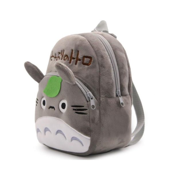 Totoro Ann Arbor - Totoro Plush Kid Backpack-Bags, My Neighbor Totoro, Plushies, Totoro Ann Arbor