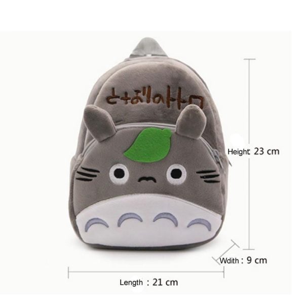 Totoro Ann Arbor - Totoro Plush Kid Backpack-Bags, My Neighbor Totoro, Plushies, Totoro Ann Arbor