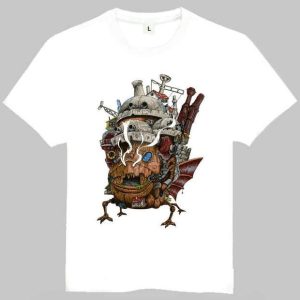 Calcifer Howl's Moving Castle - Howl’s Moving Castle T Shirt 14 Styles-Apparel, Calcifer Howl's Moving Castle, Howl's Moving Castle, Tshirt