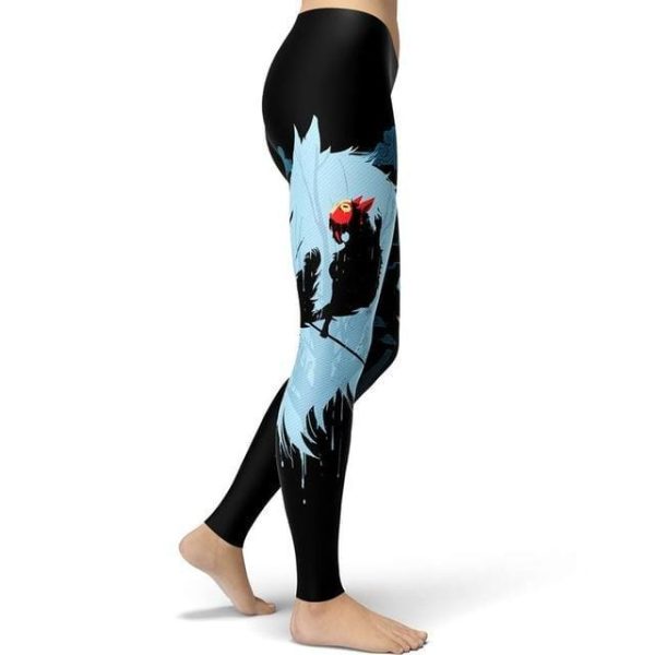 Studio Ghibli Films Princess Mononoke - Princess Mononoke Leggings Style 4-Apparel, princess mononoke, Studio Ghibli Films Princess Mononoke