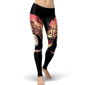 No Face From Spirited Away - Spirited Away No Face Kaonashi Legging Style 4-Apparel, kaonashi, no face, No Face From Spirited Away, Spirited Away