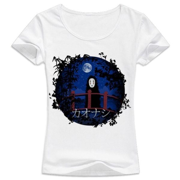 Have Mercy For The Spirited Away Shamans - Spirited Away kaonashi Women Tshirt-Apparel, Have Mercy For The Spirited Away Shamans, kaonashi, no face, Spirited Away, Tshirt