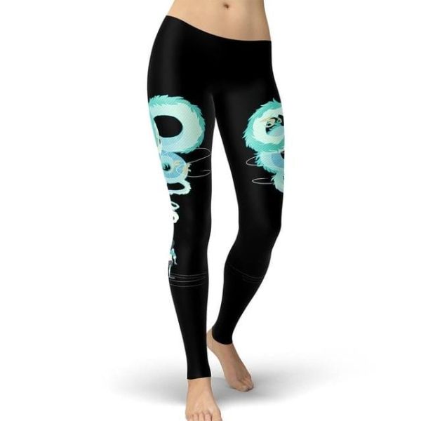 Miyazaki Spirited Away - Spirited Away Haku Legging Style 2-Apparel, Miyazaki Spirited Away, Spirited Away