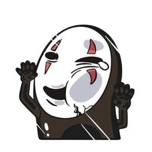 Spirited Away 2 - Kaonashi No Face Car Sticker-no face, Other, Spirited Away, Spirited Away 2