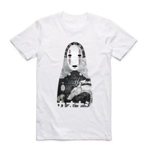 Spirited Away No Face - Spirited Away Kaonashi T shirt-Apparel, Spirited Away, Spirited Away No Face, Tshirt