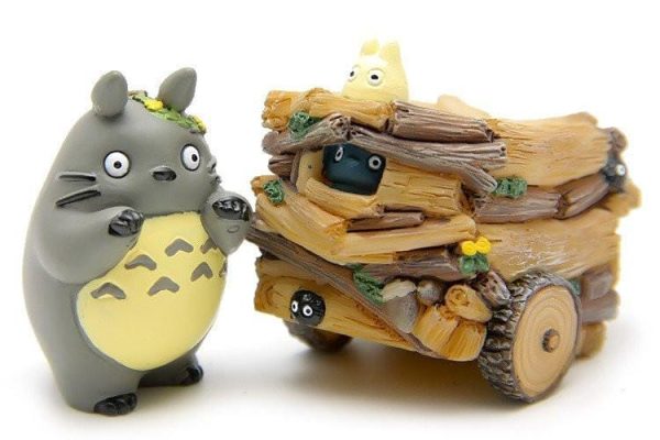 Studio Ghibli My Neighbor Totoro: Totoro Push Car 5cm-My Neighbor Totoro, Toy Figure