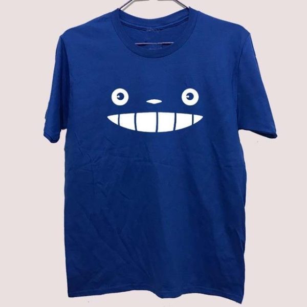 Tom Totoro Concrete Atlantic City - My Neighbor Totoro Face T shirts-Apparel, My Neighbor Totoro, Tom Totoro Concrete Atlantic City, Tshirt