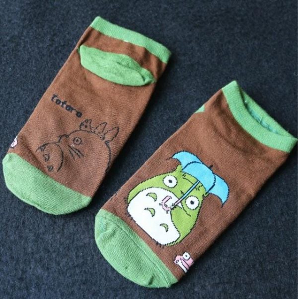 Totoro Soot Sprites - My Neighbor Totoro Summer Socks 4 Styles-My Neighbor Totoro, Totoro Soot Sprites