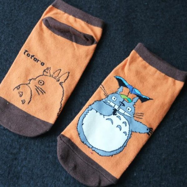 Totoro Soot Sprites - My Neighbor Totoro Summer Socks 4 Styles-My Neighbor Totoro, Totoro Soot Sprites