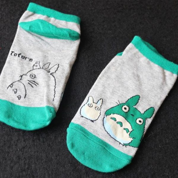 Totoro Soot Sprites - My Neighbor Totoro Summer Socks 4 Styles-My Neighbor Totoro, Totoro Soot Sprites