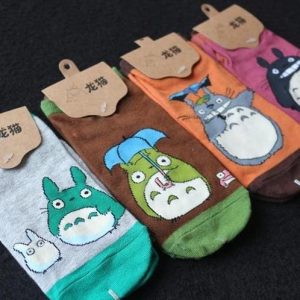 Totoro Soot Sprites - My Neighbor Totoro Summer Socks 4 Styles-My Neighbor Totoro, Totoro Soot Sprites