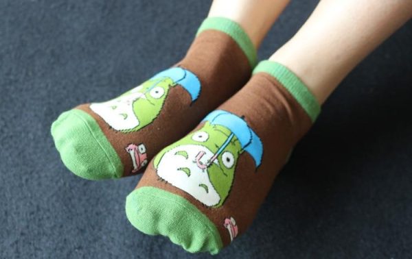 Totoro Soot Sprites - My Neighbor Totoro Summer Socks 4 Styles-My Neighbor Totoro, Totoro Soot Sprites