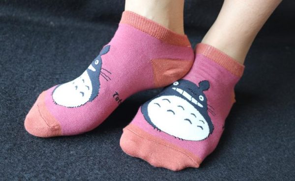 Totoro Soot Sprites - My Neighbor Totoro Summer Socks 4 Styles-My Neighbor Totoro, Totoro Soot Sprites