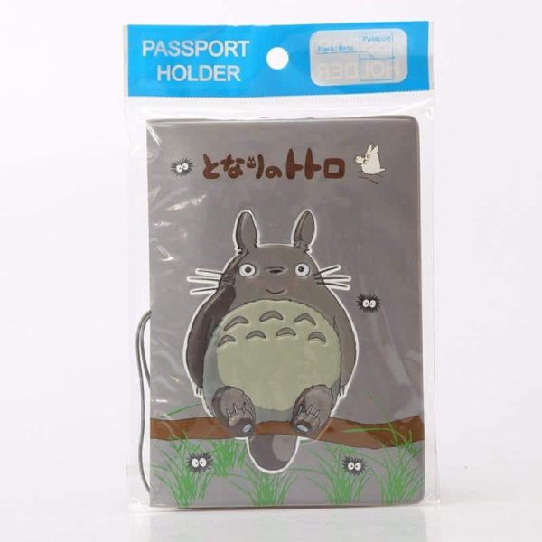 Totoro Stuffed Animal - My Neighbor Totoro Passport Holder 14*9.6CM-Accessories, My Neighbor Totoro, Totoro Stuffed Animal, Wallet