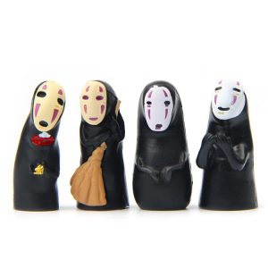 Spirited Away Dragon - Kaonashi No Face Spirited Away Mini PVC Decoration Toy 4Pcs/lot-Figure, kaonashi, Spirited Away, Spirited Away Dragon