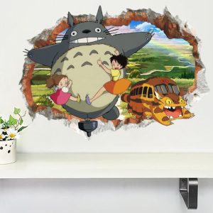 Mei Totoro - My Neighbor Totoro Colorful 3D Wallpaper-House Decor, Mei Totoro, My Neighbor Totoro, Poster