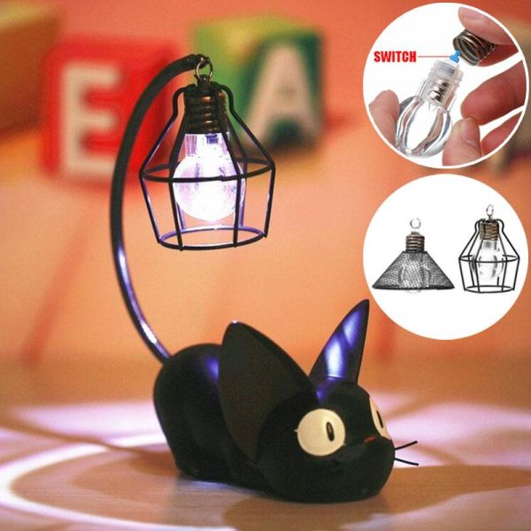 Kiki's Delivery Service Cast - Kiki’s Delivery Service Jiji Night Lamp-House Decor, Kiki's Delivery Service, Kiki's Delivery Service Cast, Other