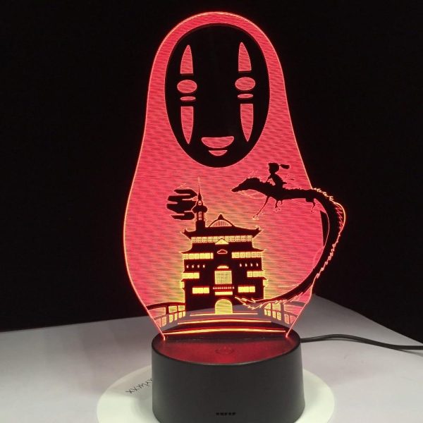 Haku Spirited Away - Spirited Away No Face Kaonashi Night Light 7 Colors-Haku Spirited Away, no face, Other, Spirited Away