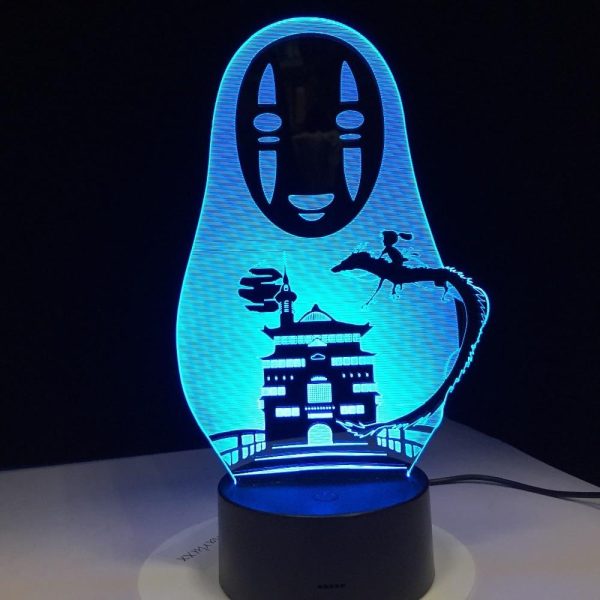 Haku Spirited Away - Spirited Away No Face Kaonashi Night Light 7 Colors-Haku Spirited Away, no face, Other, Spirited Away