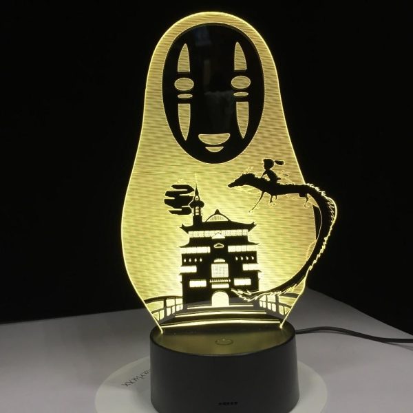 Haku Spirited Away - Spirited Away No Face Kaonashi Night Light 7 Colors-Haku Spirited Away, no face, Other, Spirited Away