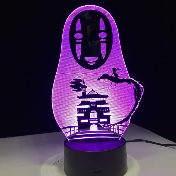 Haku Spirited Away - Spirited Away No Face Kaonashi Night Light 7 Colors-Haku Spirited Away, no face, Other, Spirited Away