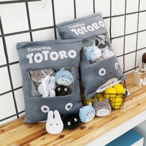 What Is Totoro In Japanese - Totoro Family Stuffed Pillow Creative Gift-My Neighbor Totoro, Plushies, What Is Totoro In Japanese