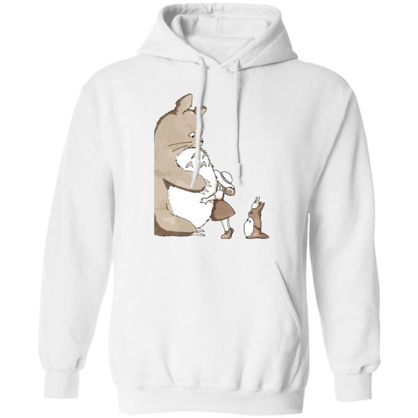 Catbus Totoro - Totoro and Mei: Hugging Hoodie-Apparel, Catbus Totoro, Hoodie, My Neighbor Totoro