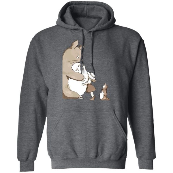 Catbus Totoro - Totoro and Mei: Hugging Hoodie-Apparel, Catbus Totoro, Hoodie, My Neighbor Totoro