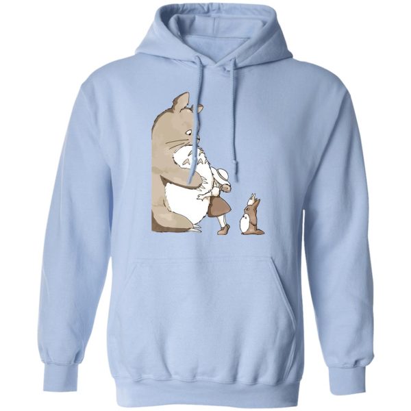 Catbus Totoro - Totoro and Mei: Hugging Hoodie-Apparel, Catbus Totoro, Hoodie, My Neighbor Totoro