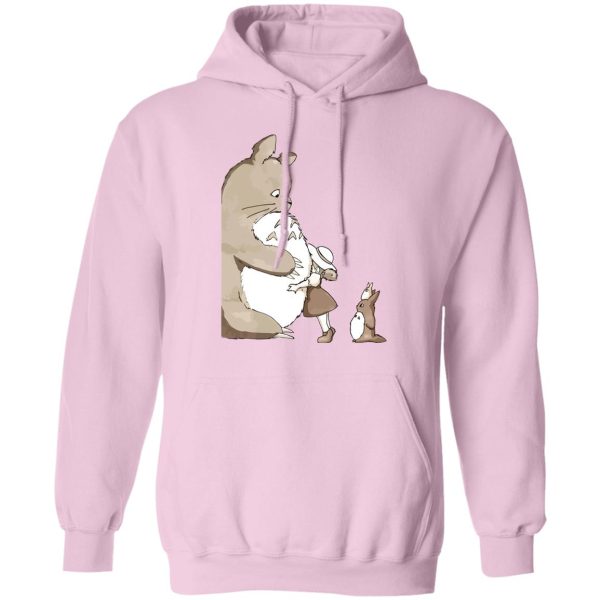 Catbus Totoro - Totoro and Mei: Hugging Hoodie-Apparel, Catbus Totoro, Hoodie, My Neighbor Totoro