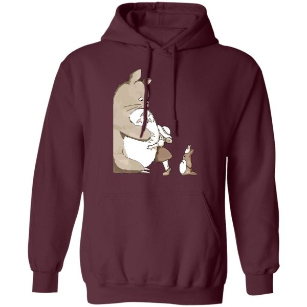 Catbus Totoro - Totoro and Mei: Hugging Hoodie-Apparel, Catbus Totoro, Hoodie, My Neighbor Totoro