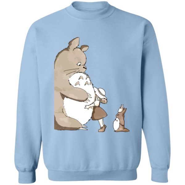 Howl's Moving Castle Explanation - Totoro and Mei: Hugging Sweatshirt-Apparel, Howl's Moving Castle Explanation, My Neighbor Totoro, Sweatshirt