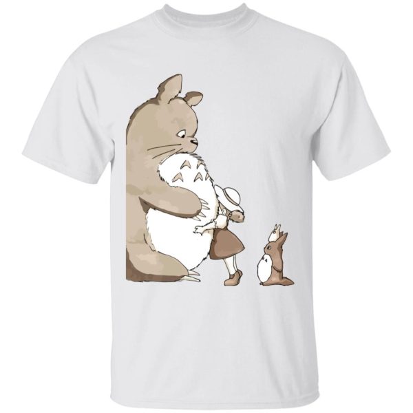 My Neighbor Totoro Poster - Totoro and Mei: Hugging T Shirt-Apparel, My Neighbor Totoro, My Neighbor Totoro Poster, Tshirt