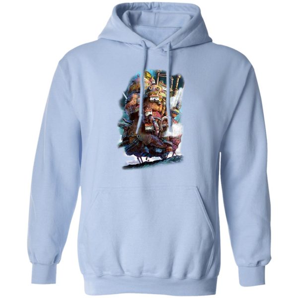 Dog In Howl's Moving Castle - Howl’s Moving Caslte on the Sky Hoodie-Apparel, Dog In Howl's Moving Castle, Hoodie, Howl's Moving Castle