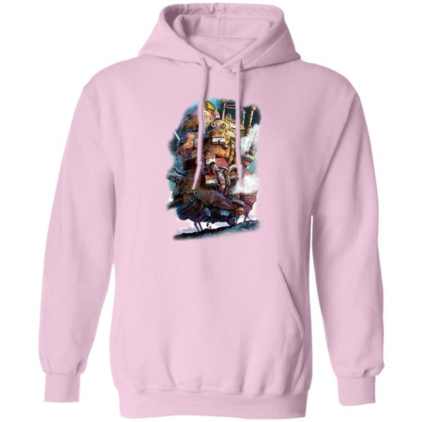 Dog In Howl's Moving Castle - Howl’s Moving Caslte on the Sky Hoodie-Apparel, Dog In Howl's Moving Castle, Hoodie, Howl's Moving Castle