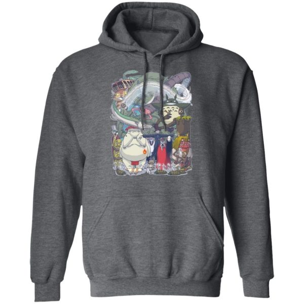 My Neighbor Totoro Movie - Ghibli Highlights Movies Characters Collection Hoodie-Apparel, Hoodie, Howl's Moving Castle, Kiki's Delivery Service, My Neighbor Totoro, My Neighbor Totoro Movie, princess mononoke, Spirited Away