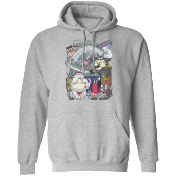 My Neighbor Totoro Movie - Ghibli Highlights Movies Characters Collection Hoodie-Apparel, Hoodie, Howl's Moving Castle, Kiki's Delivery Service, My Neighbor Totoro, My Neighbor Totoro Movie, princess mononoke, Spirited Away